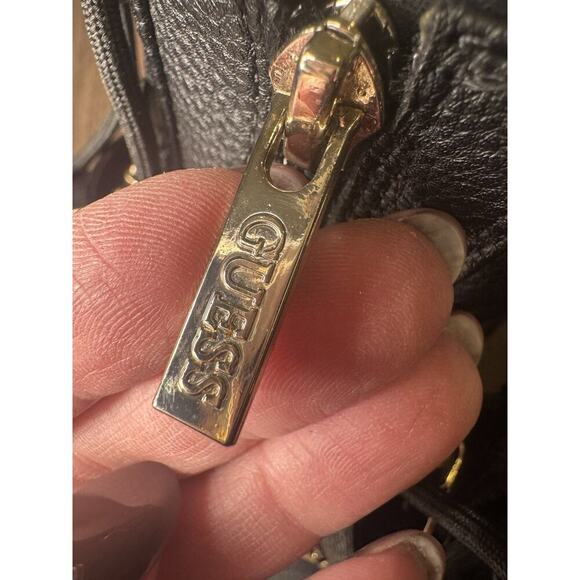 Guess combat boots with gold accents, zip on the sides size 7.5 - Picture 5 of 9